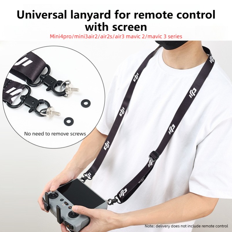 Dji Mini Drone - สายคล้องคอปรับระดับได้ ป้องกันการตก สำหรับรีโมทคอนโทรล DJI RC 2