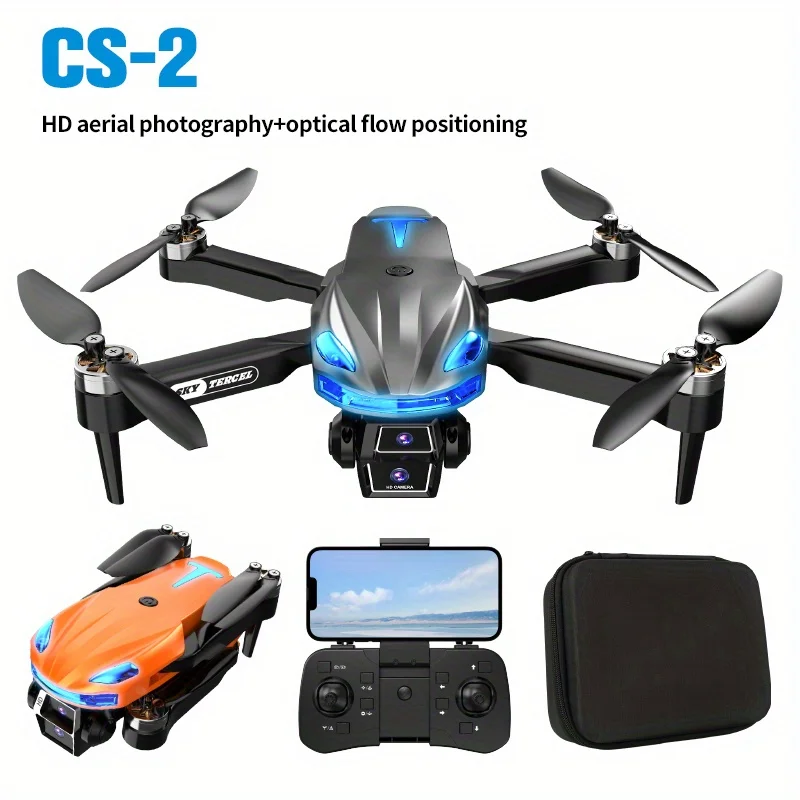 Drone Battery Charger - โดรน CS2 ยอดนิยม พร้อมระบบควบคุมความเร็วอิเล็กทรอนิกส์ HD, กล้องคู่,