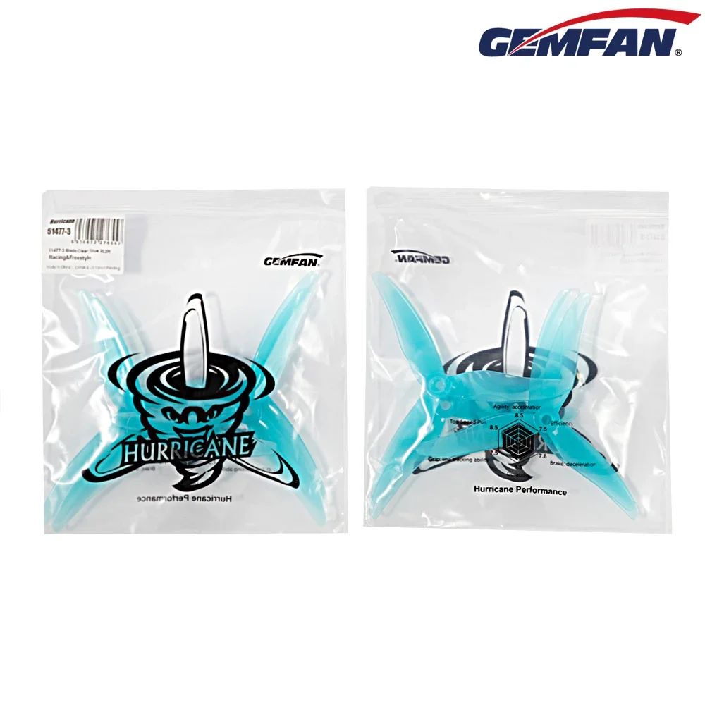 5 Inch Propeller - ใบพัด Gemfan JB Hurricane 51477 แบบ