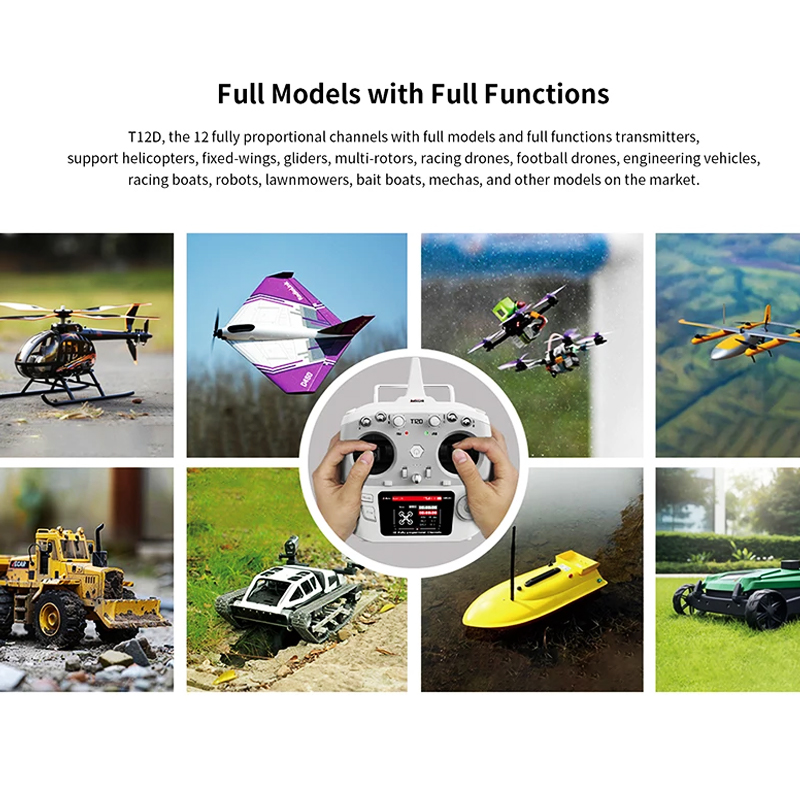 RadioLink T12D 12-Channel 2.4G - Radio Transmitter 2.4Ghz บทวิจารณ์และราคา