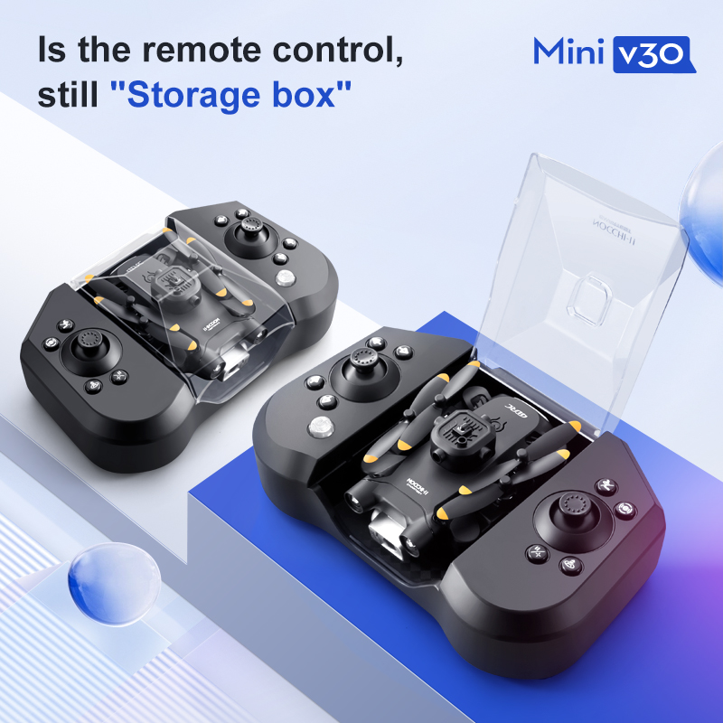 Mini V30 WiFi FPV Drone 4K HD  - Brushed Drone Motor บทวิจารณ์และราคา