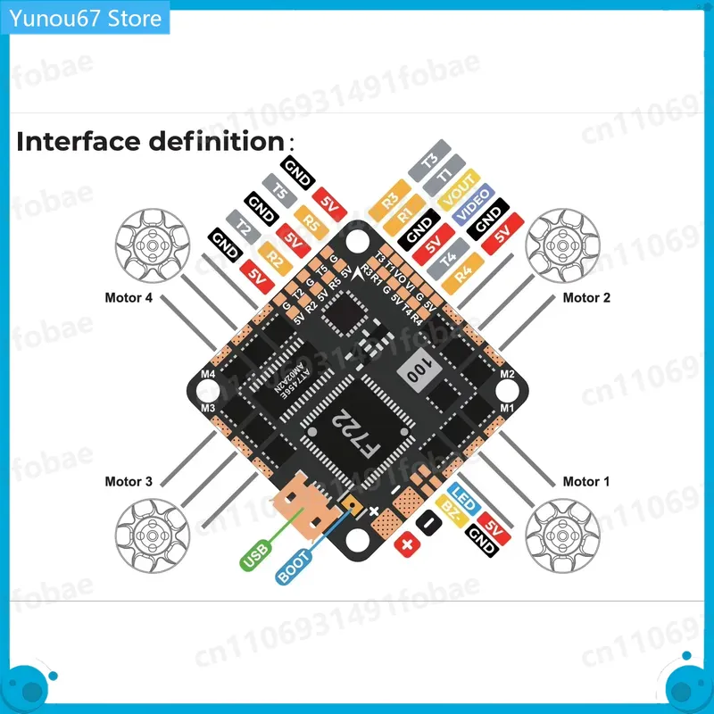 ชุดควบคุมการบิน GEPRC GEP-F722 - F722 Flight Controller บทวิจารณ์และราคา