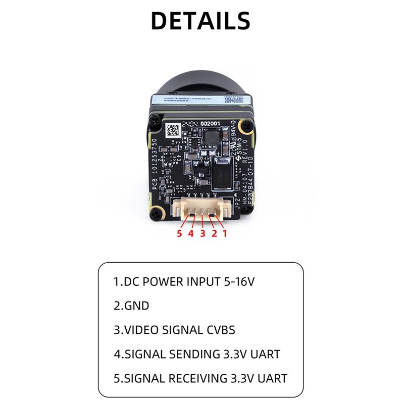 โมดูลกล้องถ่ายภาพความร้อน ABZW - Analog Fpv Camera บทวิจารณ์และราคา