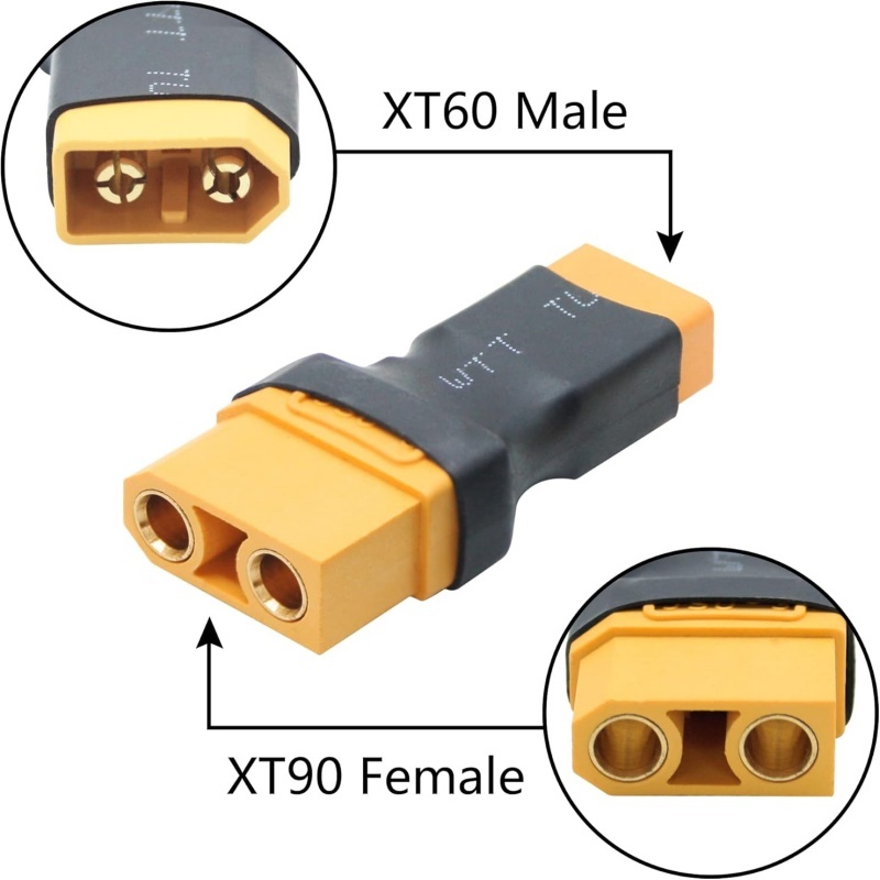 2 ชิ้น อะแดปเตอร์ XT90 เป็น XT - Drone Battery Charger บทวิจารณ์และราคา