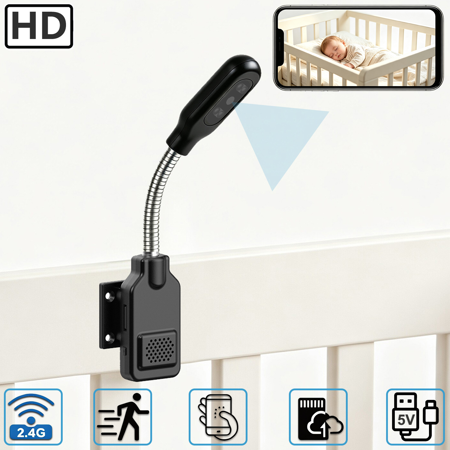 กล้องตรวจสอบเด็กและสัตว์เลี้ยง - Hd Zero Camera บทวิจารณ์และราคา