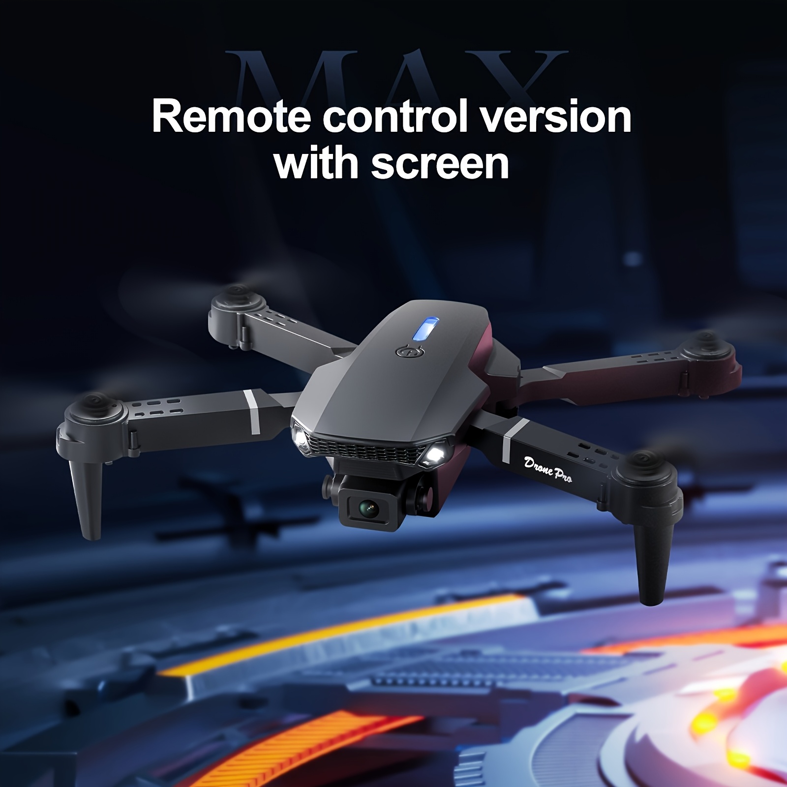 โดรนพับได้รุ่นอัปเกรด E88 PRO  - Brushed Drone Motor บทวิจารณ์และราคา
