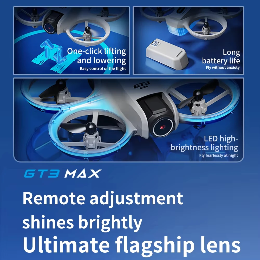 GT3 Max โดรน GPS พร้อมระบบ Opt - Drone Battery Charger บทวิจารณ์และราคา