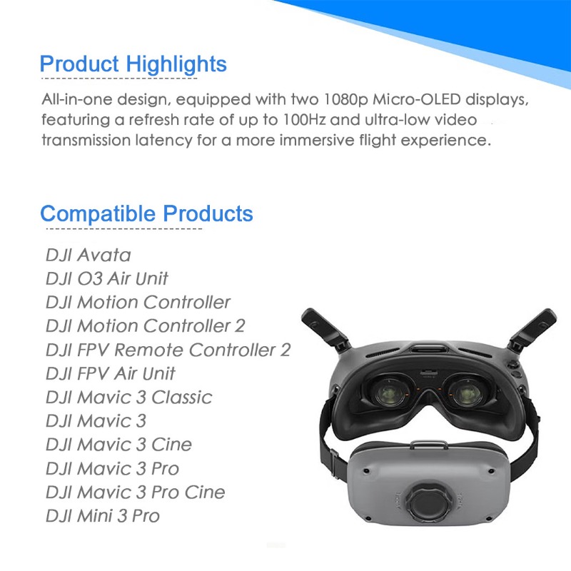 97% ใหม่ แว่นตา DJI FPV Integr - Dji Goggles บทวิจารณ์และราคา