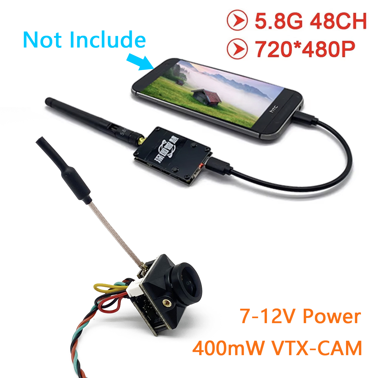 SLONWAKE 5.8G Analog UVC OTG R - Analog Fpv Camera บทวิจารณ์และราคา